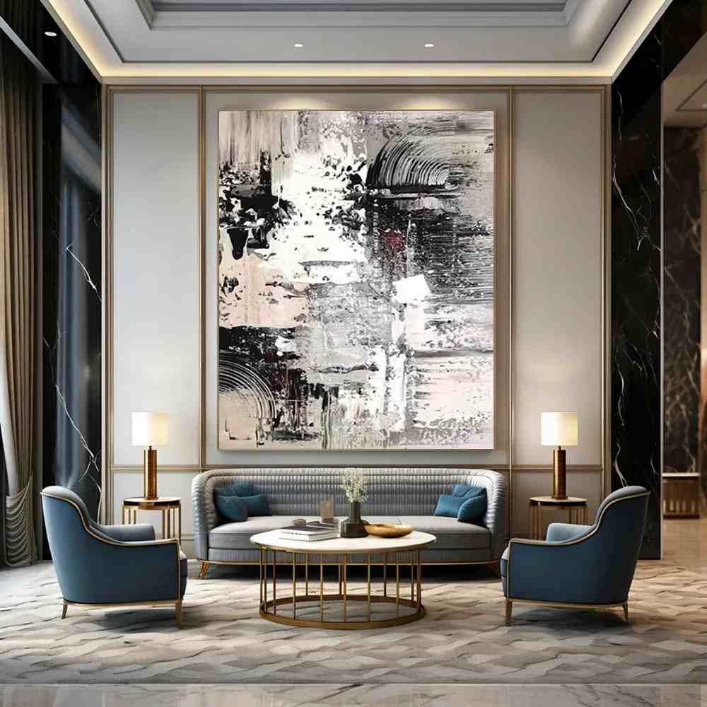 Urban_City_Black_Gray_White_Artwork_JN2MU wall art